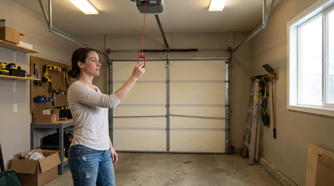 How to Open a Garage Door Manually (Step-by-Step Safety Guide)